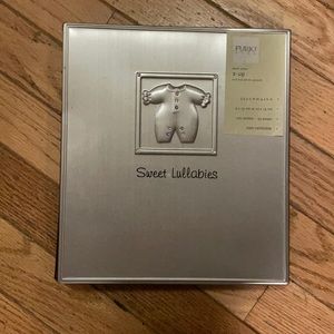 Furio Home Silver Baby Photo Album “Sweet Lullabies” Acid Free-holds 200 pix